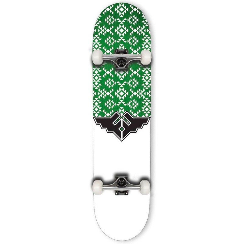 Fracture Wings V3 Green Complete Skateboard 7.75"