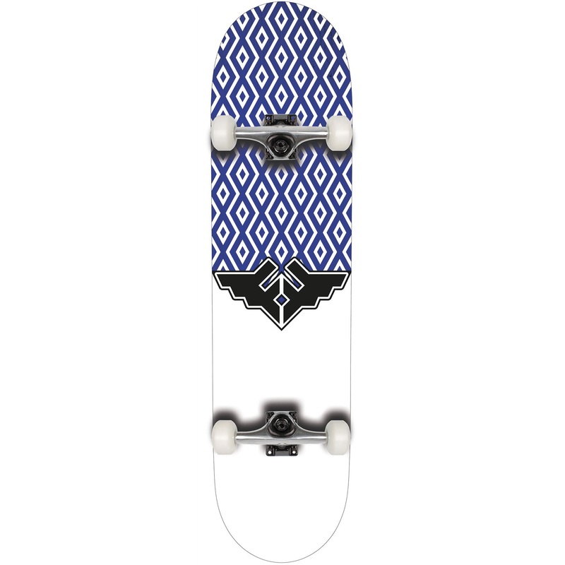 Fracture Wings V5 Blue Complete Skateboard 8.0"