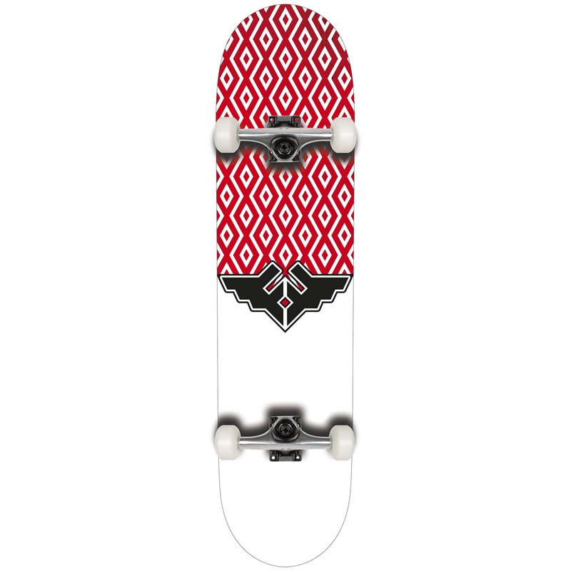 Fracture Wings V5 Red Complete Skateboard 7.75"