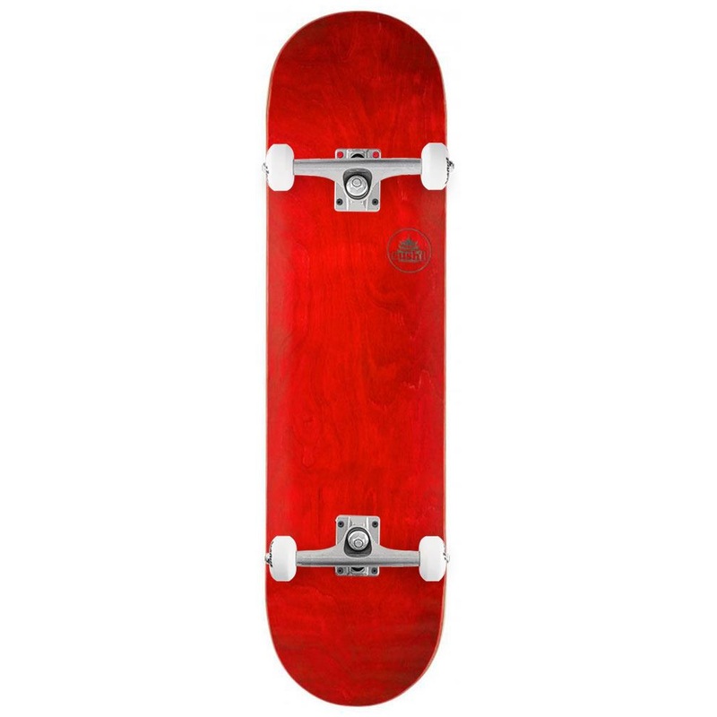 Sushi s Pagoda Stamp Red Custom Complete Skateboard - 7.875"