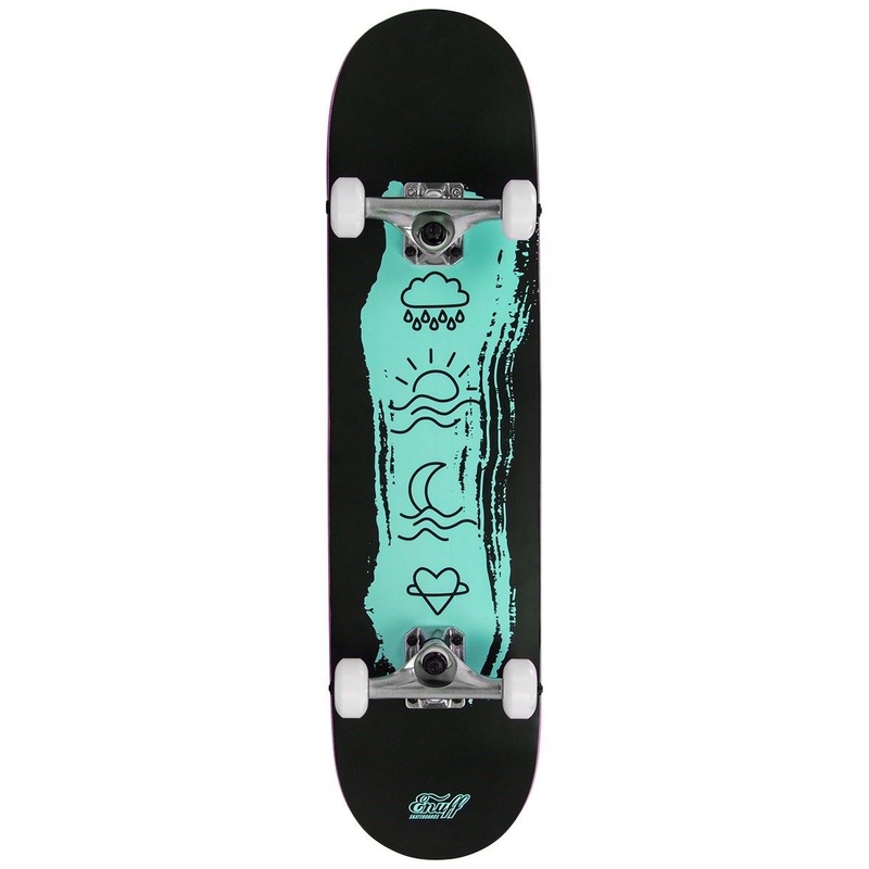 Enuff Icon Complete Skateboard - Green - 7.75"