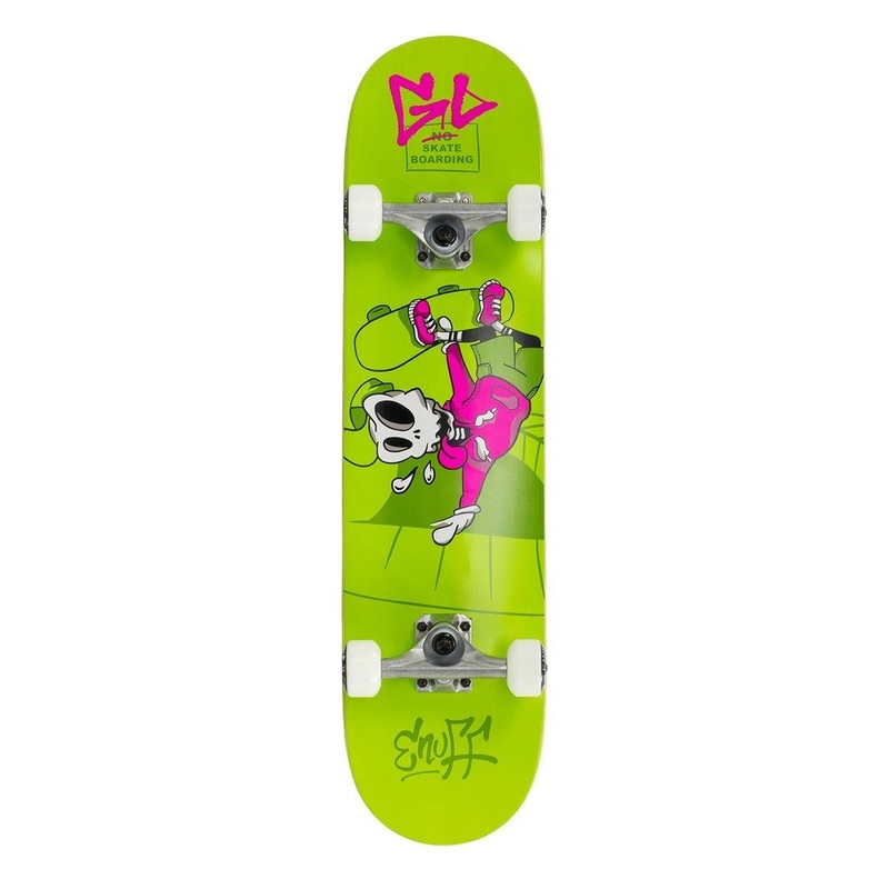 Enuff Skully Green Complete Skateboard - 7.75"