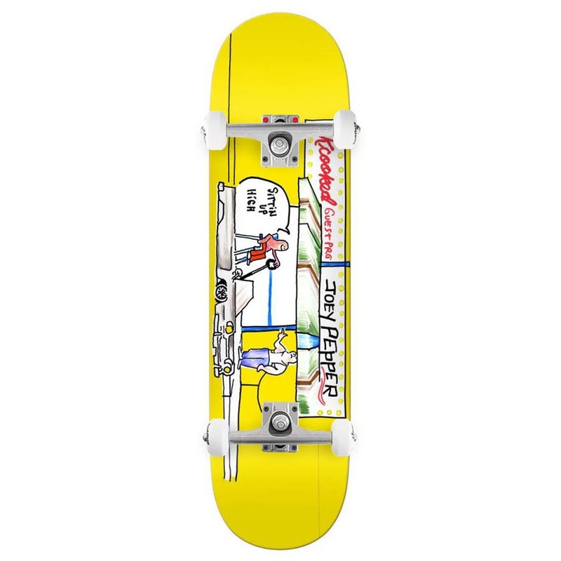 Krooked Guest Joey Pepper Guest Pro Custom Complete Skateboard - 8.25"