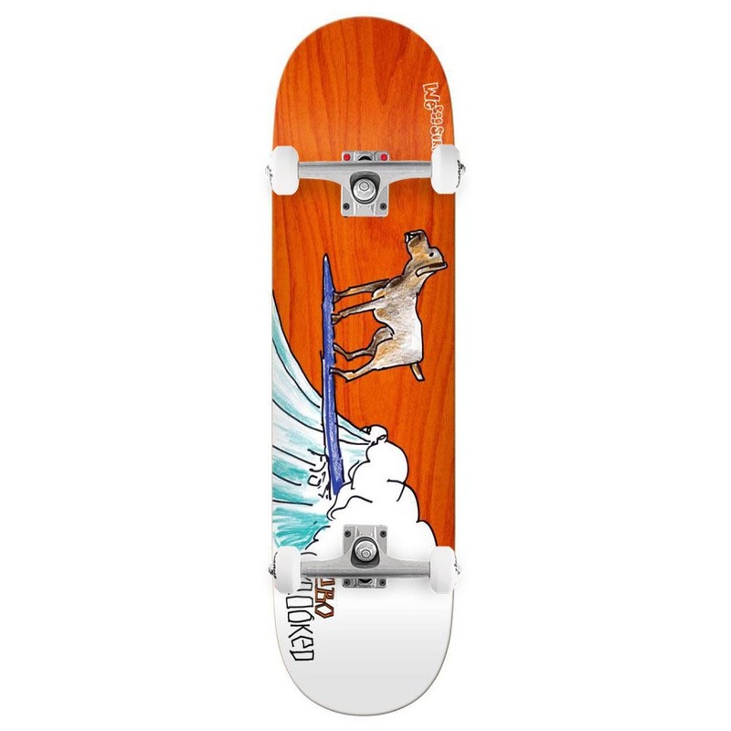 Krooked Pro Deck Sebo Surfin Custom Complete Skateboard - 8.12"