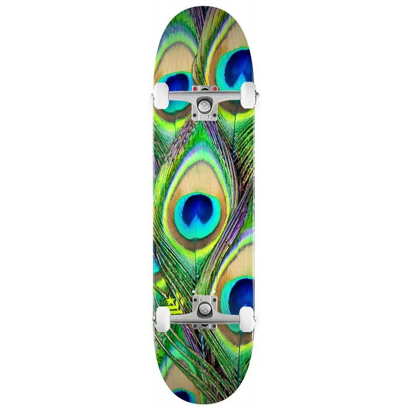 Mini Logo FF&F 18 Peacock 191 Mini Custom Complete Skateboard - 7.5"