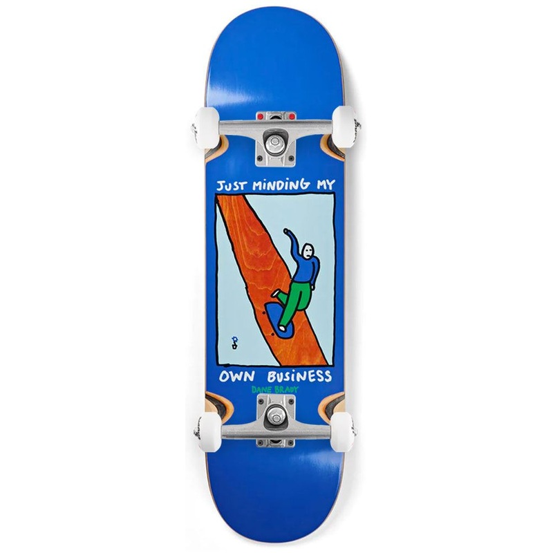 Polar Skate Co. Dane Brady Just Minding My Own Business x Venom Skateboards Core Custom Complete Skateboard - 8.0"