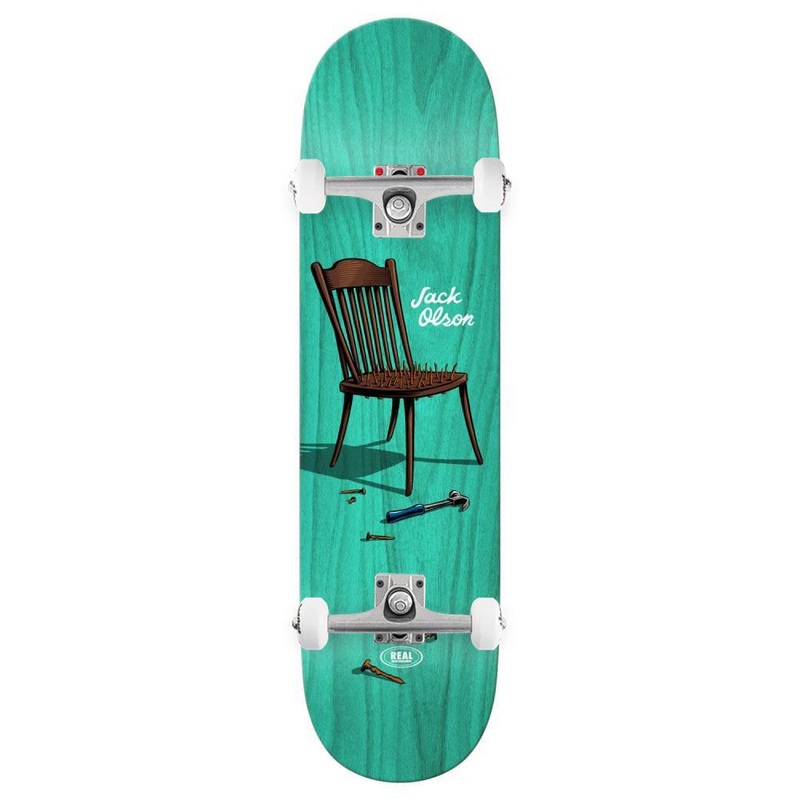 Real Jack Jackupuncture Custom Complete Skateboard - 8.25"
