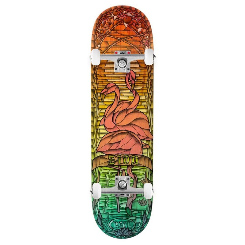 Real Zion Chromatic Cathedral Custom Complete Skateboard - 8.38"