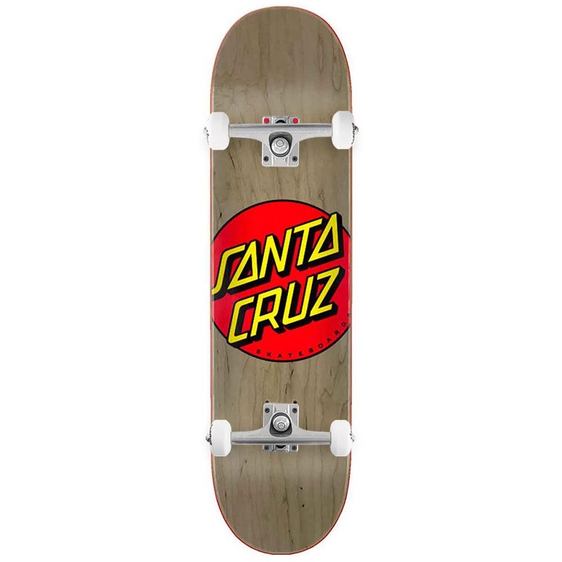 Santa Cruz Classic Dot Brown Custom Complete Skateboard - 8.375"