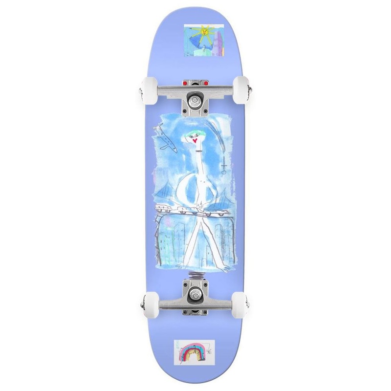 There Deck Nadair Marbie Big Girl Custom Complete Skateboard - 8.25"