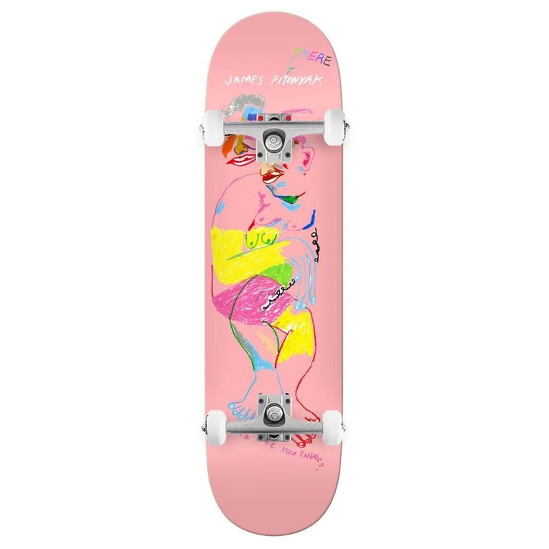 There James Hi James Full Custom Complete Skateboard - 8.25"