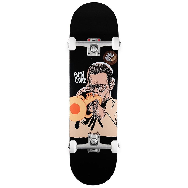 Magenta Ben Gore Free Jazz Complete Skateboard - 8.125"