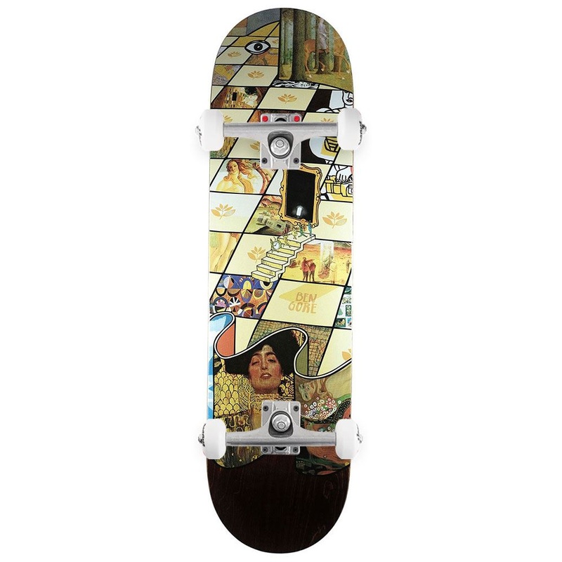 Magenta Ben Gore Museum Series Complete Skateboard - 8.4"