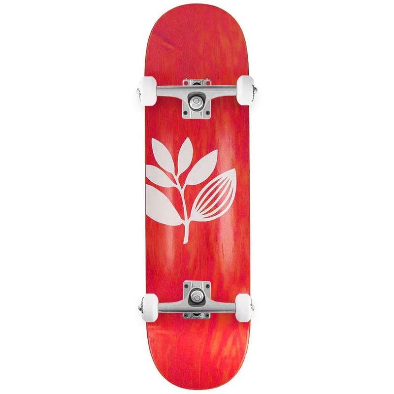 Magenta Big Plant Team Board x Venom Skateboards Custom Complete Skateboard - 8.25"