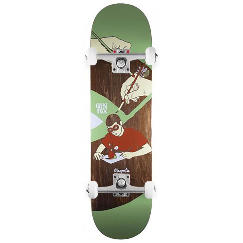 Magenta Glen Fox Extravision Complete Skateboard - 8.25"