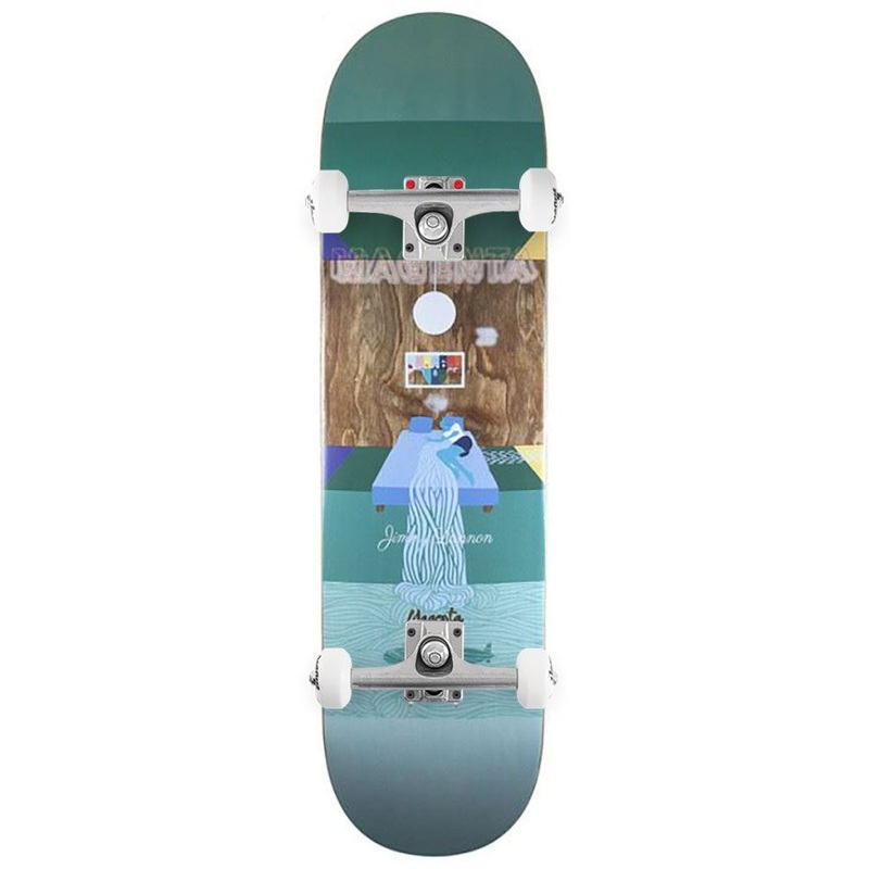 Magenta Jimmy Lannon Sleep Board Complete Skateboard - 8.25"