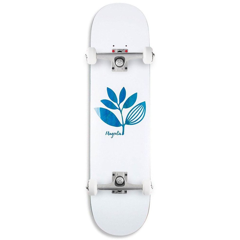 Magenta Plant Team Wood Deck Mini Complete Skateboard - 7.25"