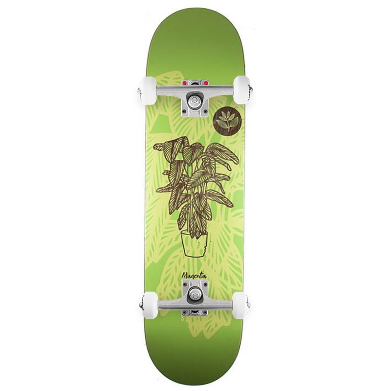 Magenta Power Plant Board (By G. Fox) Complete Skateboard - 8.25"