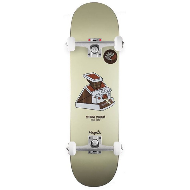 Magenta Raymond Molinar Guest Board Pola Complete Skateboard - 8.25"