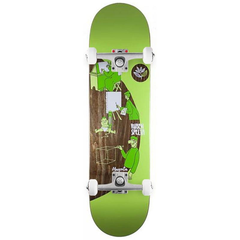 Magenta Ruben Spelta Extravision Complete Skateboard - 8.4"