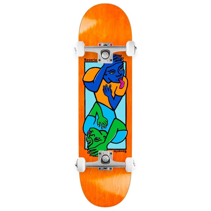 Polar Skate Co. Nick Boserio Double Head x Venom Skateboards Custom Complete Skateboard - 8.25"
