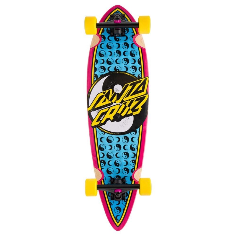 Santa Cruzer Complete Yin Yang Dot Pintail - 9.2" x 33.0"