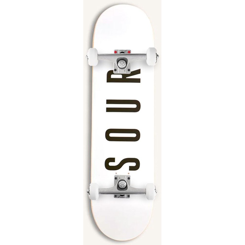 Sour Solution Army White Deck Complete Skateboard - 7.75"