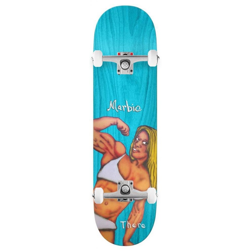 There Deck Marbie Buff Custom Complete Skateboard - 8.5"