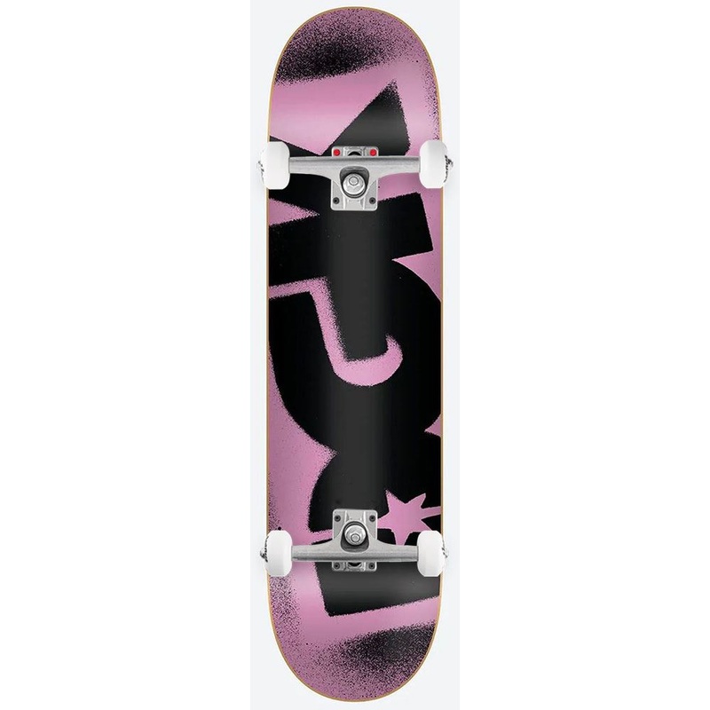 DGK O.G. Logo Deck Pink/Black Complete Skateboard - 7.75"
