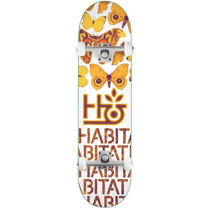 Habitat Insecta Gold Complete Skateboard - 8.0"