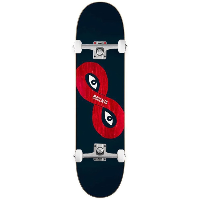 Magenta Extravision One Off Board Complete Skateboard - 8.0"