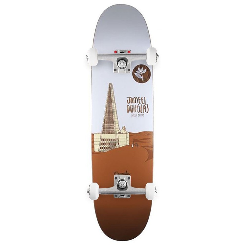 Magenta Jameel Douglas Guest Board 90's Shape Complete Skateboard - 8.25"