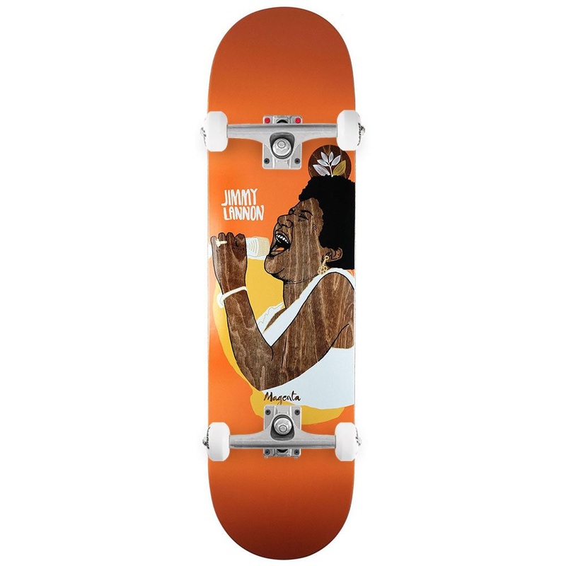 Magenta Jimmy Lannon Free Jazz Complete Skateboard - 8.125"