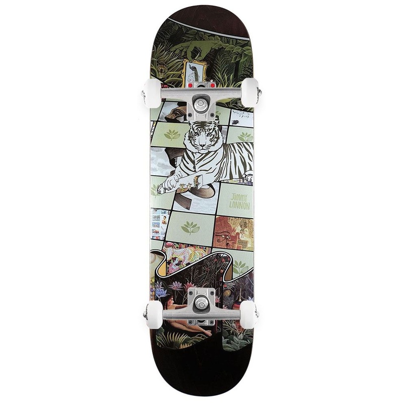 Magenta Jimmy Lannon Museum Series (Steep) Complete Skateboard - 8.25"
