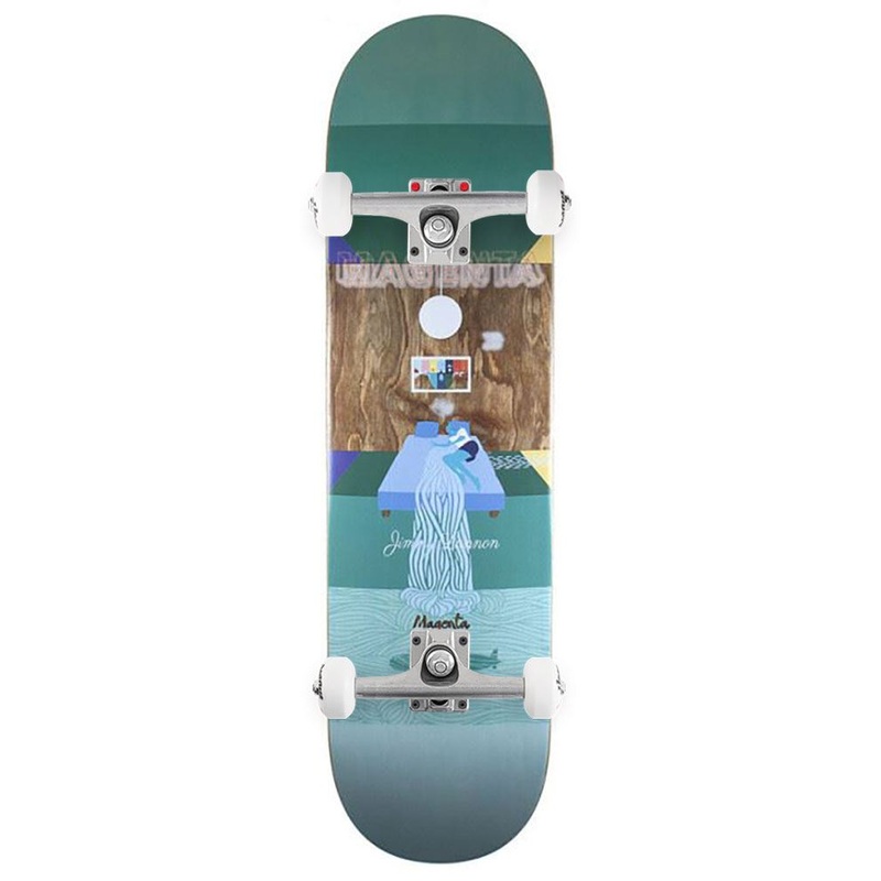 Magenta Jimmy Lannon Sleep Board Complete Skateboard - 8.5"