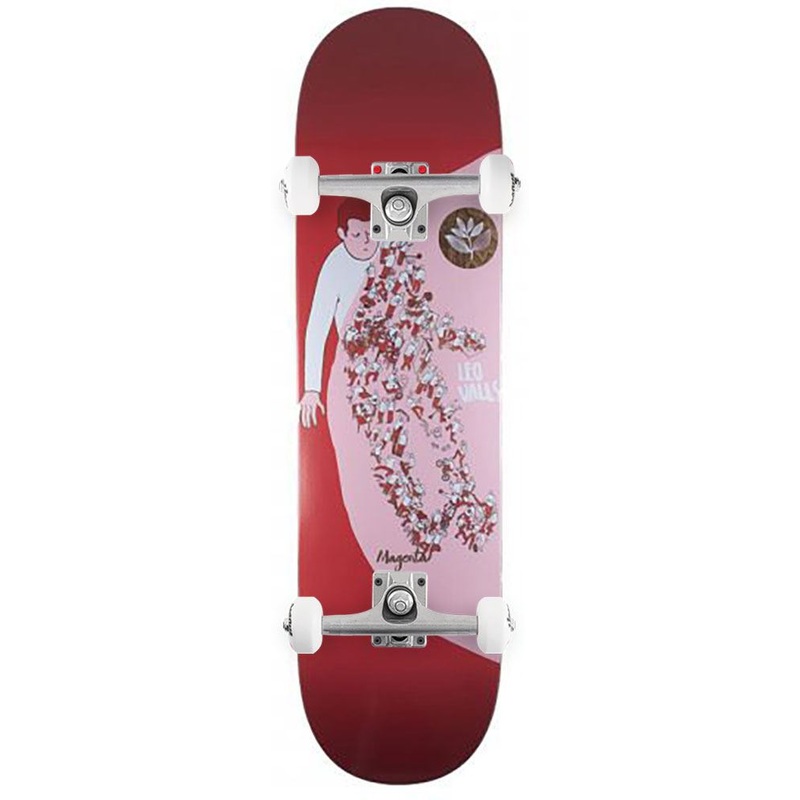 Magenta Leo Valls Extravision Complete Skateboard - 8.25"