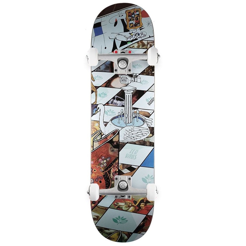 Magenta Leo Valls Museum Series Complete Skateboard - 8.25"