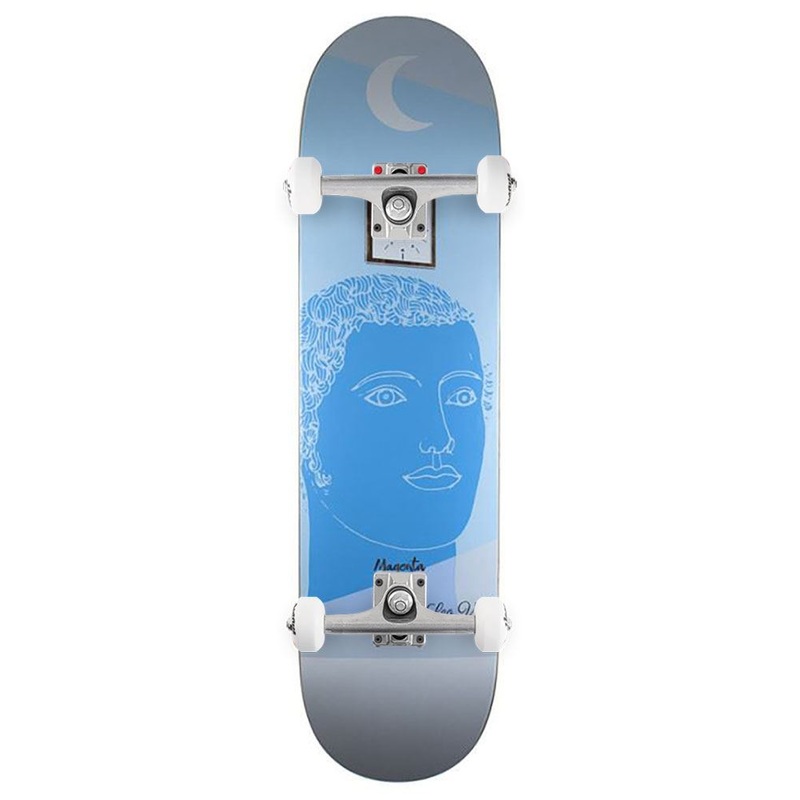 Magenta Leo Valls Sleep Board Complete Skateboard - 8.25"