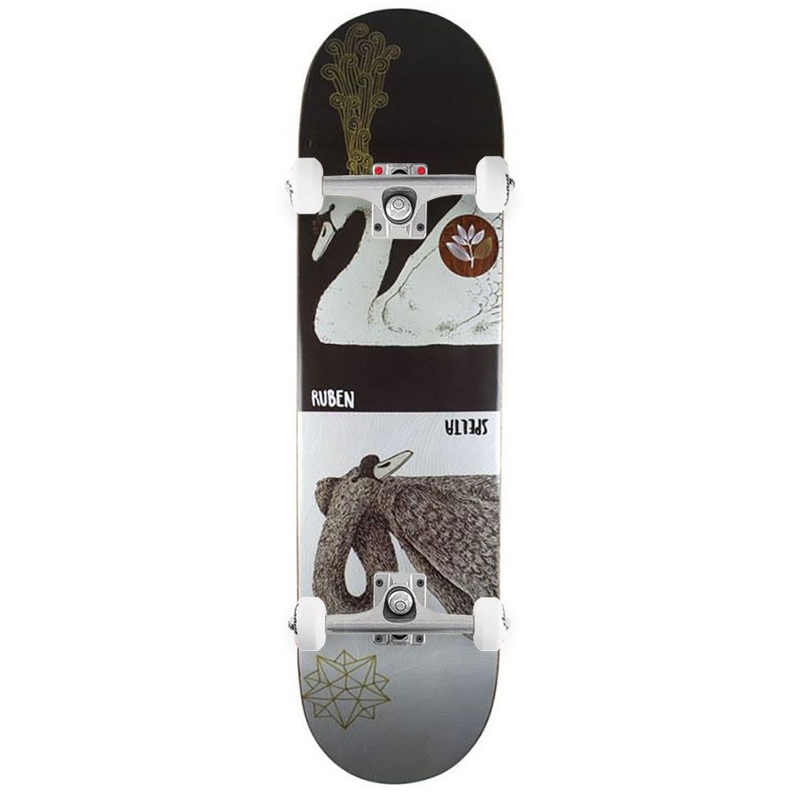 Magenta Ruben Spelta Swans Zoo Serie Board Complete Skateboard - 8.125"