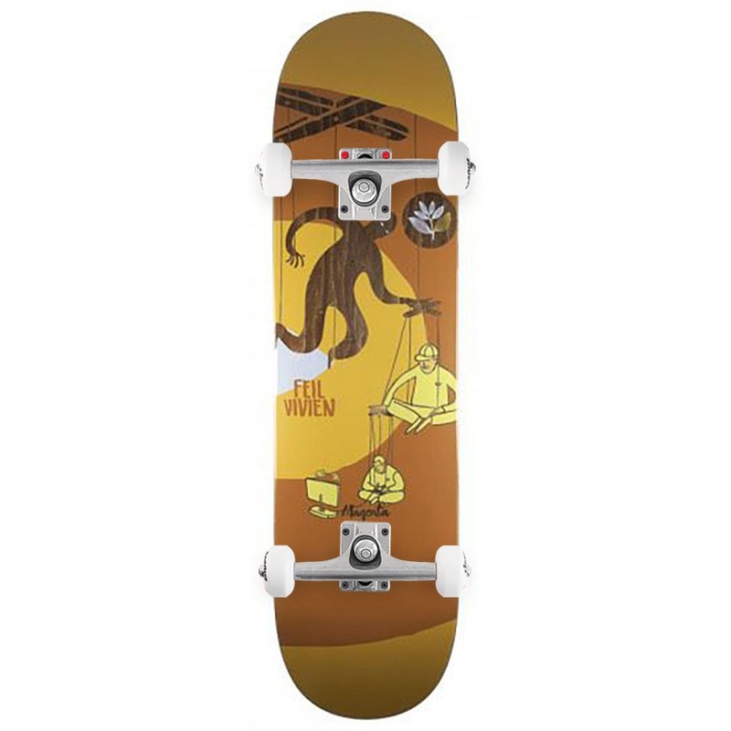 Magenta Vivien Feil Extravision Complete Skateboard - 8.25"