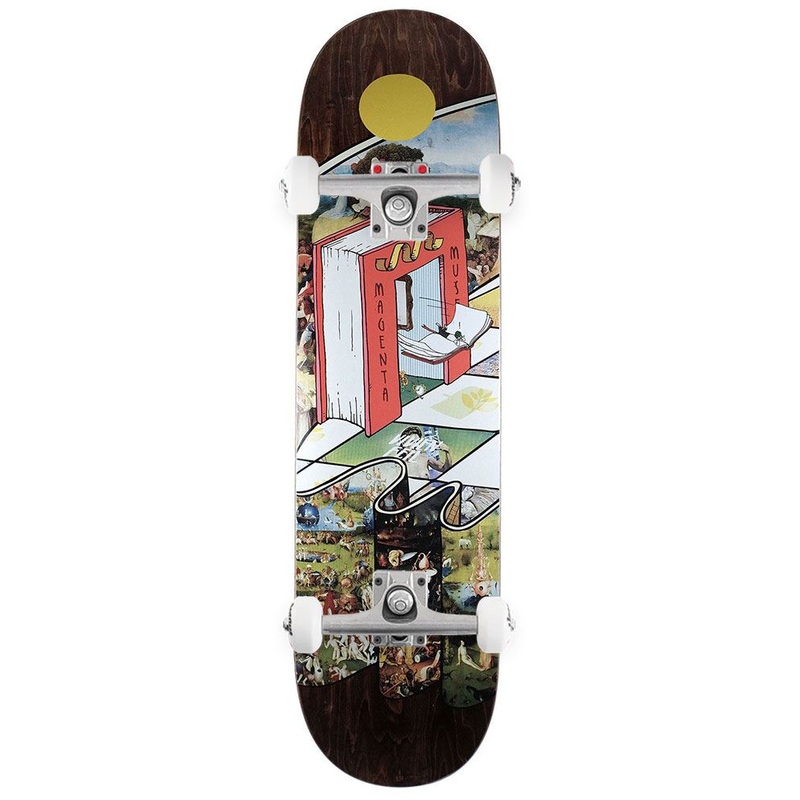 Magenta Vivien Feil Museum Series Complete Skateboard - 8.25"