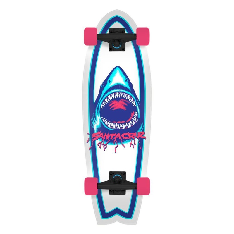 Santa Cruzer Complete Speed Wheels Shark - 8.81" x 27.69"