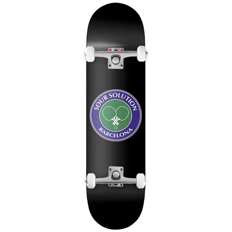 Sour Social Club Black Complete Skateboard - 8.125"