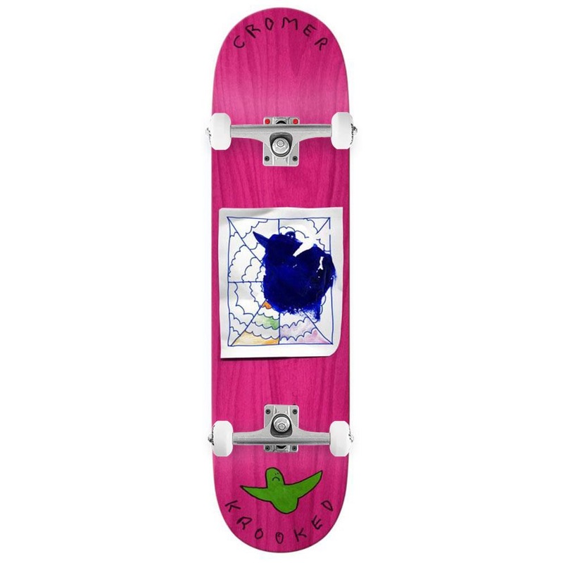Krooked s Cromer Redacted x Venom Custom Complete Skateboard - 8.06"