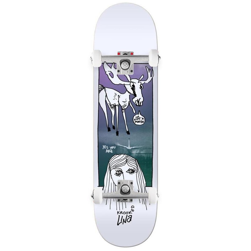 Krooked s Una Debate x Venom Custom Complete Skateboard - 8.38"