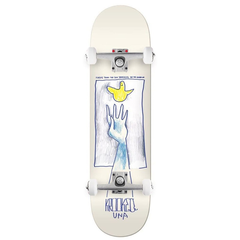 Krooked Una Golden x Venom Custom Complete Skateboard - 8.28"