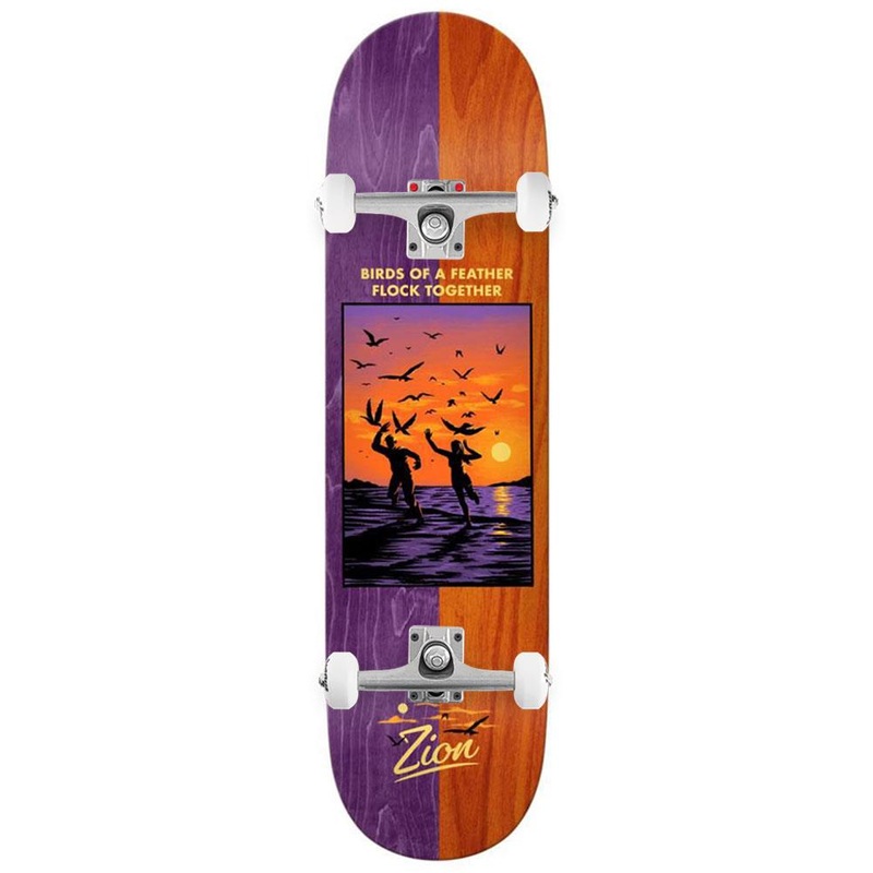 Real s Zion Bright Side x Venom Custom Complete Skateboard - 8.5"