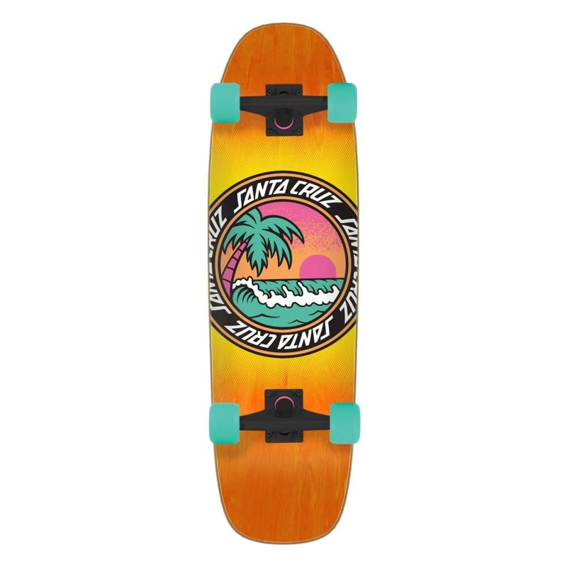 Santa Cruzer Paradise Break Street Complete Skateboard - 8.4"