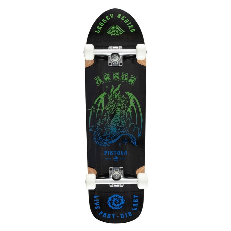 Arbor Street Legacy Pistola Spellbound Complete Skateboard - 9.25"
