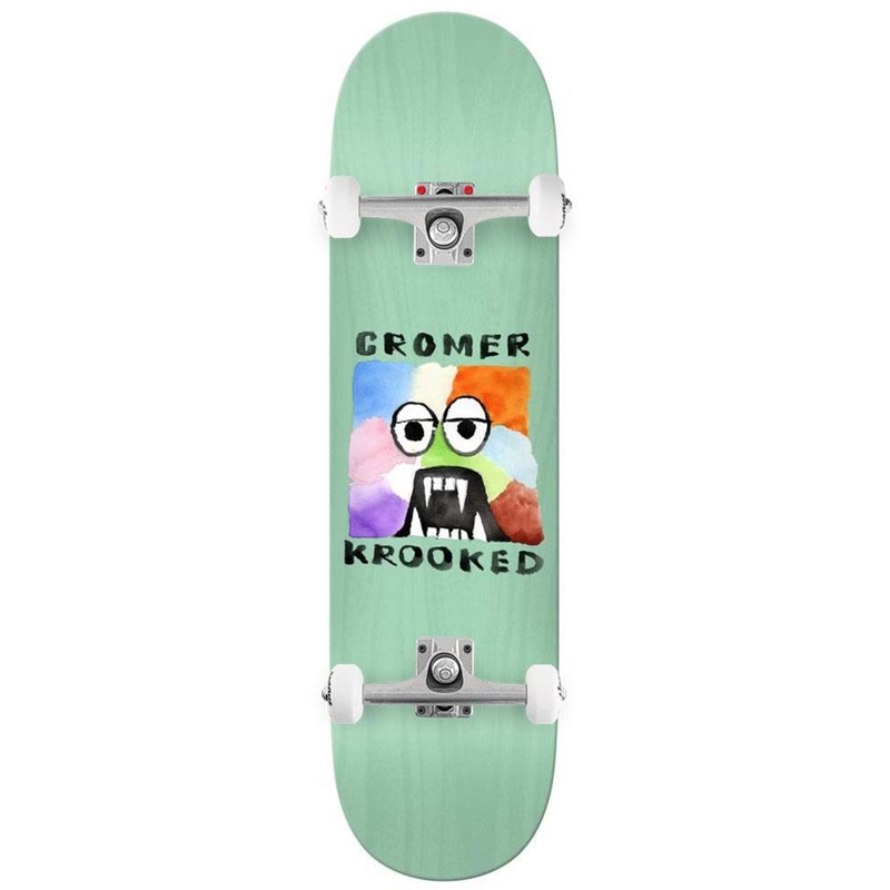 Krooked Cromer Fangs x Venom Custom Complete Skateboard - 8.5"